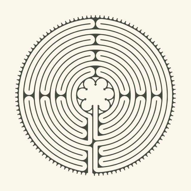 Chartres eleven-circuit labyrinth